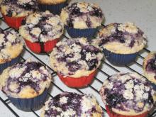 Yummy blueberry muffins