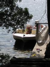 Just chillin' on the boat