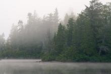 The morning mist at "The Rock"